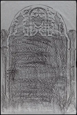 In memory of Mr. Ebenezer Emerson