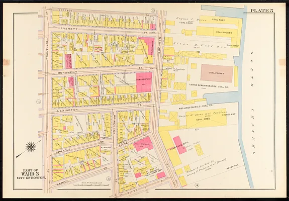 Atlas of the city of Boston, Charlestown and East Boston