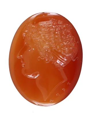 Carnelian Intaglio of a Roman Lady