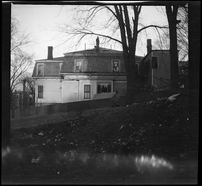 42 Highland Ave, Roxbury, Mass., rear view, before alterations
