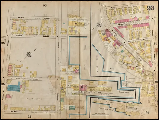 Insurance maps of Boston volume 4 : comprising portions of Charlestown, East Cambridge, Cambridge Port, Old Cambridge & Somerville