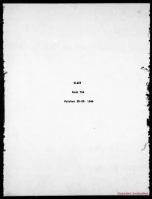 Volume 784, October 20 – October 23, 1944