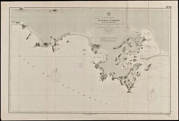 North America, west coast, Gulf of California, Mexico, Guaymas Harbor and approaches