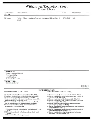 Disabilities Interview