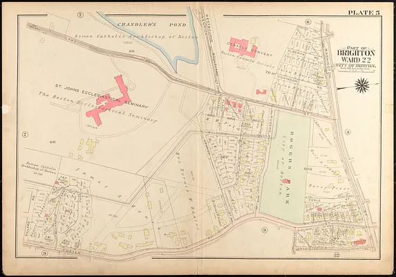 Atlas of the city of Boston, Brighton