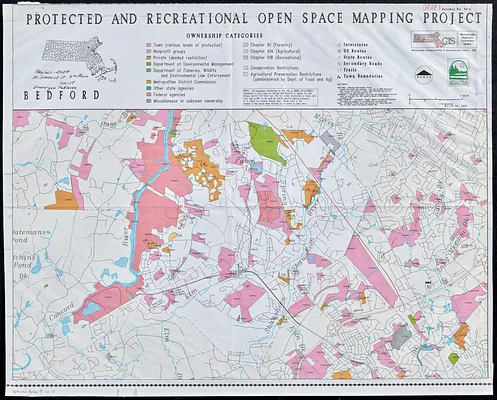 Protected and recreational open space mapping project : Bedford
