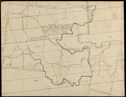 Plan of Florida, Massachusetts, made by Levi Leonard, dated 1830