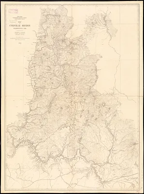 Map of Colville Region, Washington Ter