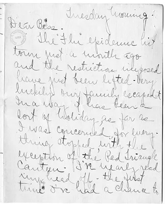 Letter from Arry M. Calhoun to Bess W. Truman