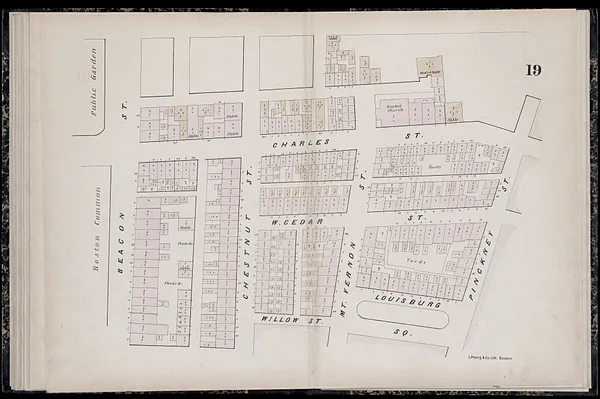 Plan of the city of Boston
