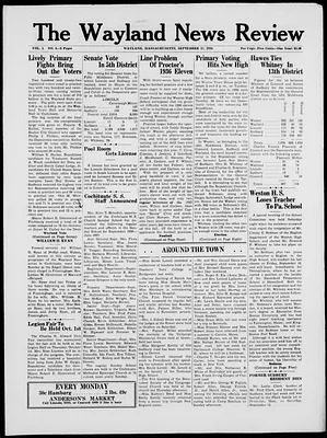 The Wayland News Review