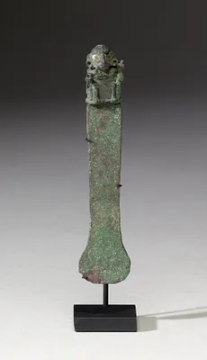 Knife (tumi) with Removable Figural Handle