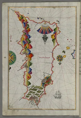 Map of Rhodes Island