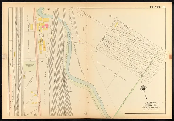 Atlas of the city of Boston, ward 26, Hyde Park