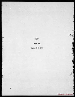 Volume 760, August 1 – August 3, 1944