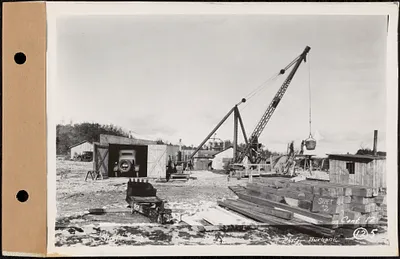 Contract No. 12, Sinking Shafts 2 (Holden), 3 (Holden), and 4 (Rutland) for Wachusett-Coldbrook Tunnel, Shaft 2, Holden, Mass., Jan. 5, 1928