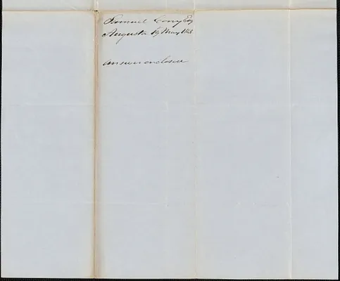 Samuel Cony to George Coffin, 19 May 1848