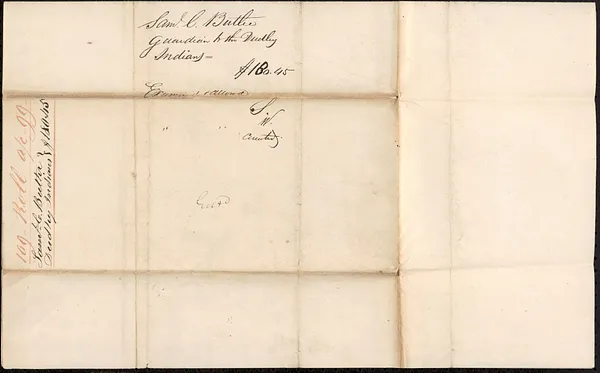 Accounts of Guardians of the Dudley Indians 1834