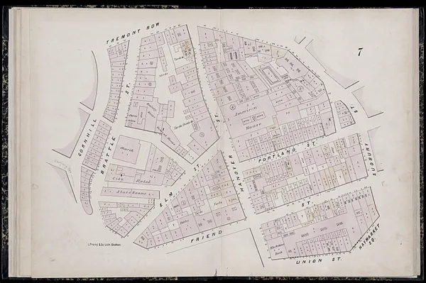 Plan of the city of Boston