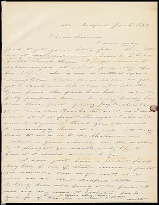 Letter from Debora Weston, New Bedford, [Mass.], to Anne Warren Weston, Jan. 2, 1840