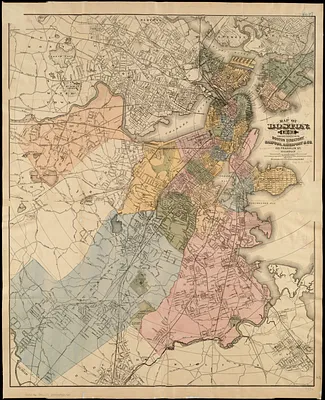 Map of Boston, for 1882