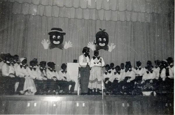 Minstrel Show at Orange Township Elementary School, 1954