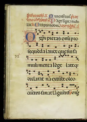 Leaf from Antiphonary