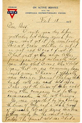 Letter from Harry S. Truman to Bess Wallace