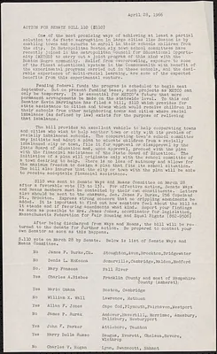 Action for Senate Bill 110