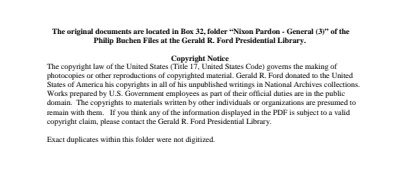 Nixon Pardon - General (3)
