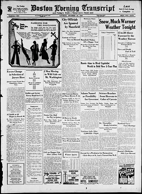 Boston Evening Transcript