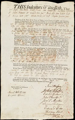 William Longly indentured to apprentice with Jonathan Kilton of Boston, 10 April 1794