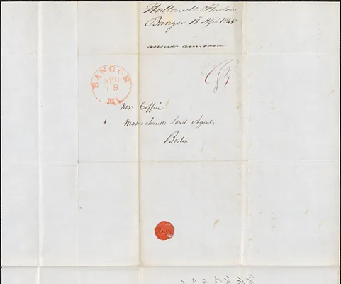 Hallowell & Harlow to George Coffin, 18 April 1845
