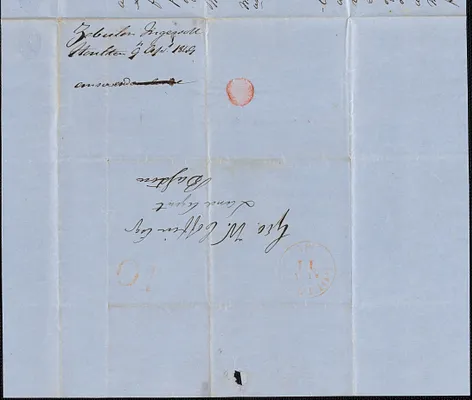 Zebulon Ingersoll to George Coffin, 9 April 1849