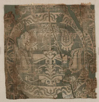 Roundel from a Tunic with Palmette Tree