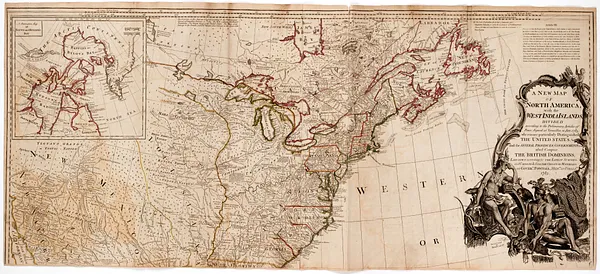 A New map of North America