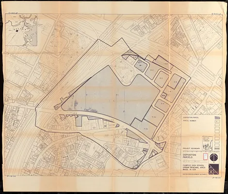 Campus High School urban renewal area Mass. r-129