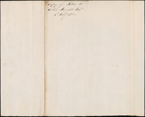 George Coffin to Caleb Jewett, 5 February 1824
