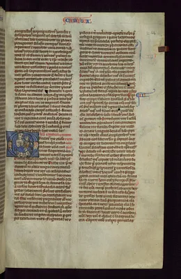 Historiated Initial ""O"" with Queen and Child