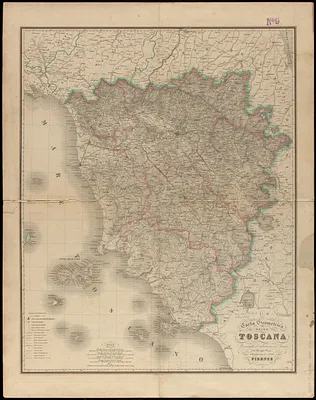 Carta geometrica della Toscana