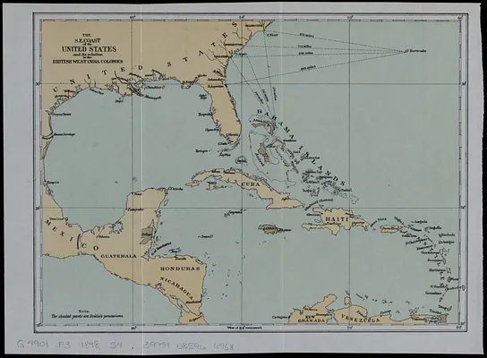 The s.e. coast of the United States and its relation to the British West India colonies