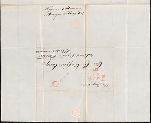 Cyrus Moore to George Coffin, 30 August 1847