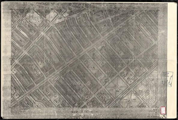 City of Boston topographic and planimetric survey