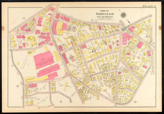 Atlas of the city of Boston, Roxbury
