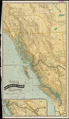 Routes of Grand Trunk Pacific Steamships