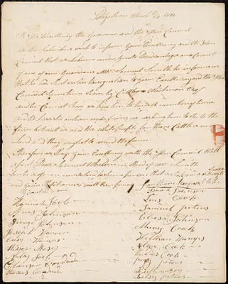Chappaquiddick and Christiantown - Edgartown Petition to Appoint a Guardian, March 24, 1812