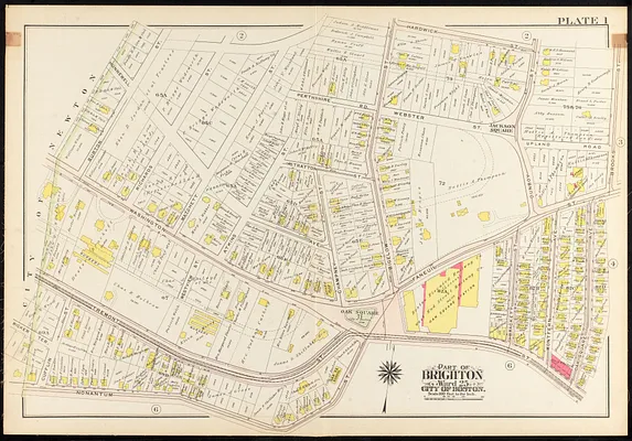 Atlas of the city of Boston, ward 25, Brighton