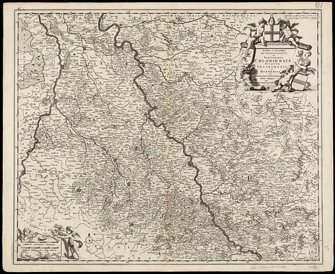 Novissima et accuratissima archiepiscopatus et electoratus Coloniensis ducatuum Iuliacensis et Montensis et Meursiae comitatus tabula