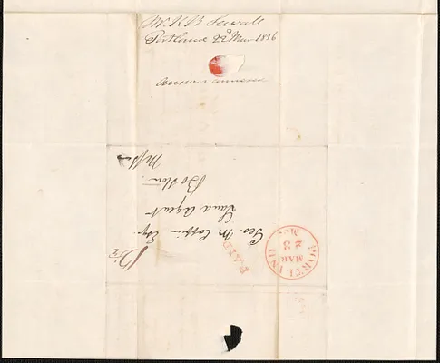 K.B. Sewall to George Coffin, 22 March 1836