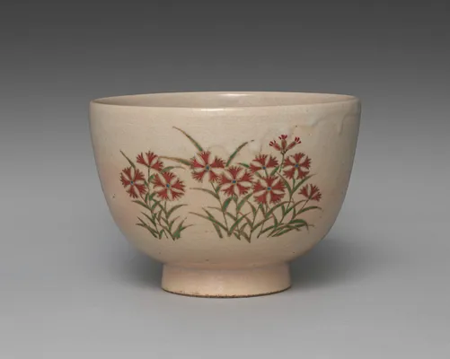 Teabowl with Pinks